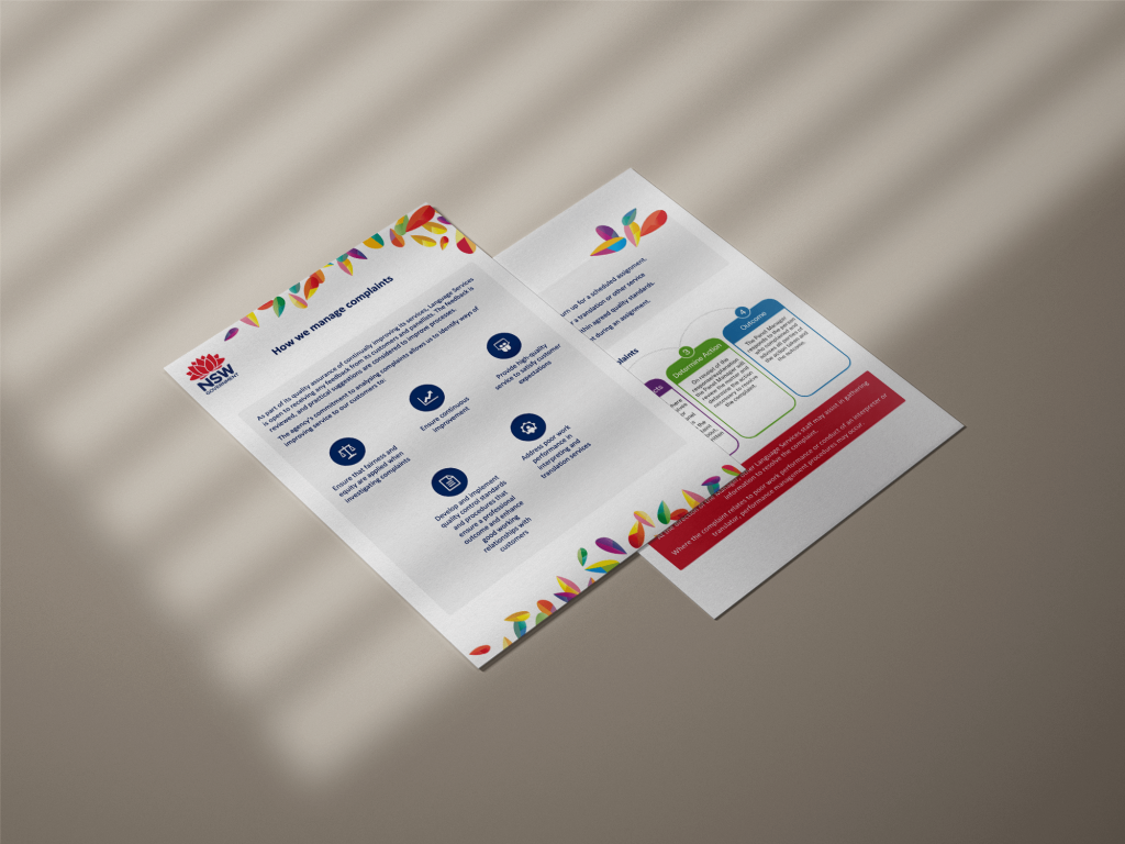 Multicultural NSW 16 Multicultural NSW complaints module