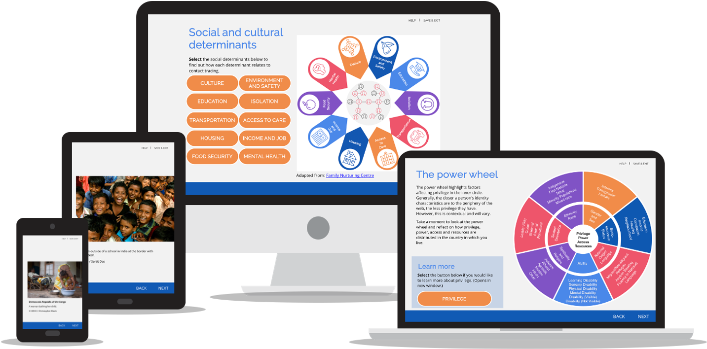 WHO & GOARN 13 GOARN contact tracing eLearning access screen