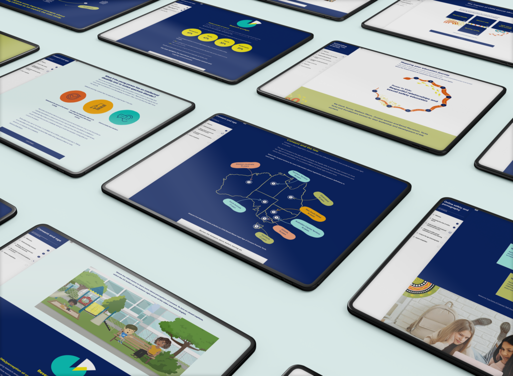 The MacKillop Institute 10 MacKillop Institute Power to Kids eLearn tablet view