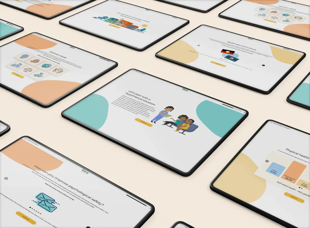 The Kids Research Institute Australia 10 The Kids Research Institute Australia eLearning on tablet
