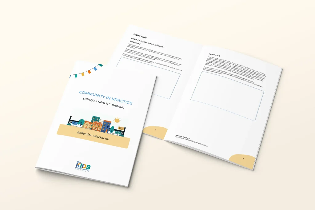 The Kids Research Institute Australia 9 The Kids Research Institute Australia reflection workbook