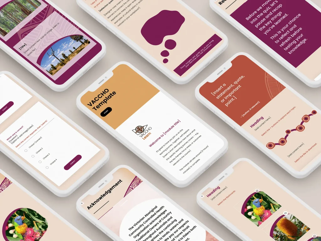 VACCHO & Balit Durn Durn Centre 10 VACCHO eLearning on mobile